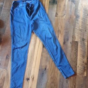 Fashionnova Classic High Waist Skinny Jeans - Medium Blue Wash Size: 13